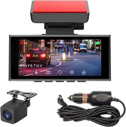 2K Dual Dash Cam Recorder W/ Wifi GPS APP Connect Loop Recording 150Â° Wide Angle