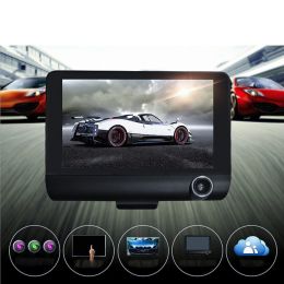 Safe Drive Dual Camera Car Dash Cam With Large Screen