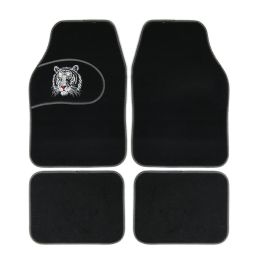 4pc Car Floor Mats Velvet Universal Rug All-weather Full Set Fit Truck SUV