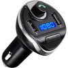 Wireless Bluetooth FM Transmitter for Car,  Car Radio Bluetooth Adapter MP3 Music Player  Car Kit with Dual USB Charging Ports ,HI-FI Stereo SoundHand