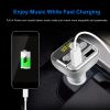 Car Wireless FM Transmitter 3.4A Dual USB Charge Hands-free Call Car MP3 Player