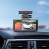 2K Dual Dash Cam Recorder W/ Wifi GPS APP Connect Loop Recording 150Â° Wide Angle