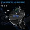 Wireless Bluetooth FM Transmitter for Car,  Car Radio Bluetooth Adapter MP3 Music Player  Car Kit with Dual USB Charging Ports ,HI-FI Stereo SoundHand