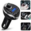 Wireless Bluetooth FM Transmitter for Car,  Car Radio Bluetooth Adapter MP3 Music Player  Car Kit with Dual USB Charging Ports ,HI-FI Stereo SoundHand