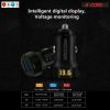 Car Charger Dual Smart Fast USB Port Adapter 2 Pcs Speedy Charging Phone Car Plug 5 Core CDKC112USB