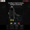 Car Charger Dual Smart Fast USB Port Adapter Speedy Charging Phone Car Plug 5 Core CDKC11USBC