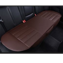 Full Surround Front Car Seat Cover Leather Pad Mat Auto Chair Cushion Protector (Color: Coffee, Qty: 1pc rear cover)