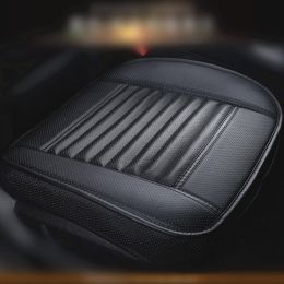 Car Front Rear Seat Cushion, Full Surround w/ Bamboo Charcoal (Color: Black, Qty: 1pc)