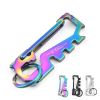 Stainless steel keychain twelve-in-one multifunctional creative outdoor mountaineering keychain car pendant accessories