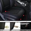 Leather Car Front Bucket Seat Cover Bottom Pad Mat Cushion Protector Universal