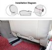 Leather Car Front Bucket Seat Cover Bottom Pad Mat Cushion Protector Universal