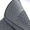 New Heavy Duty Rubber 3pc Car Floor Mats All Weather Season Nibbed Backing Liner