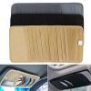 1Pc Car Auto Visor CD DVD Card Case Holder Clipper Disks Hold Organizer Bag